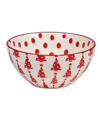 Certified International Peppermint Candy oz All Purpose Bowls Set of 6