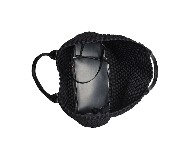 Urban Expressions Ithaca Woven Neo-Prene Tote Bag