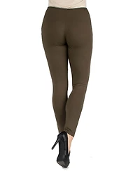 24seven Comfort Apparel Women's Stretch Ankle Length Leggings