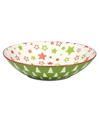 Certified International Holiday Fun 40 oz Soup Bowls Set of 6, Service for 6