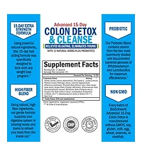BioSchwartz Colon Cleanser & Detox for Weight Loss - 15 Day Fast-Acting Cleanse, Probiotic Fiber, Noni