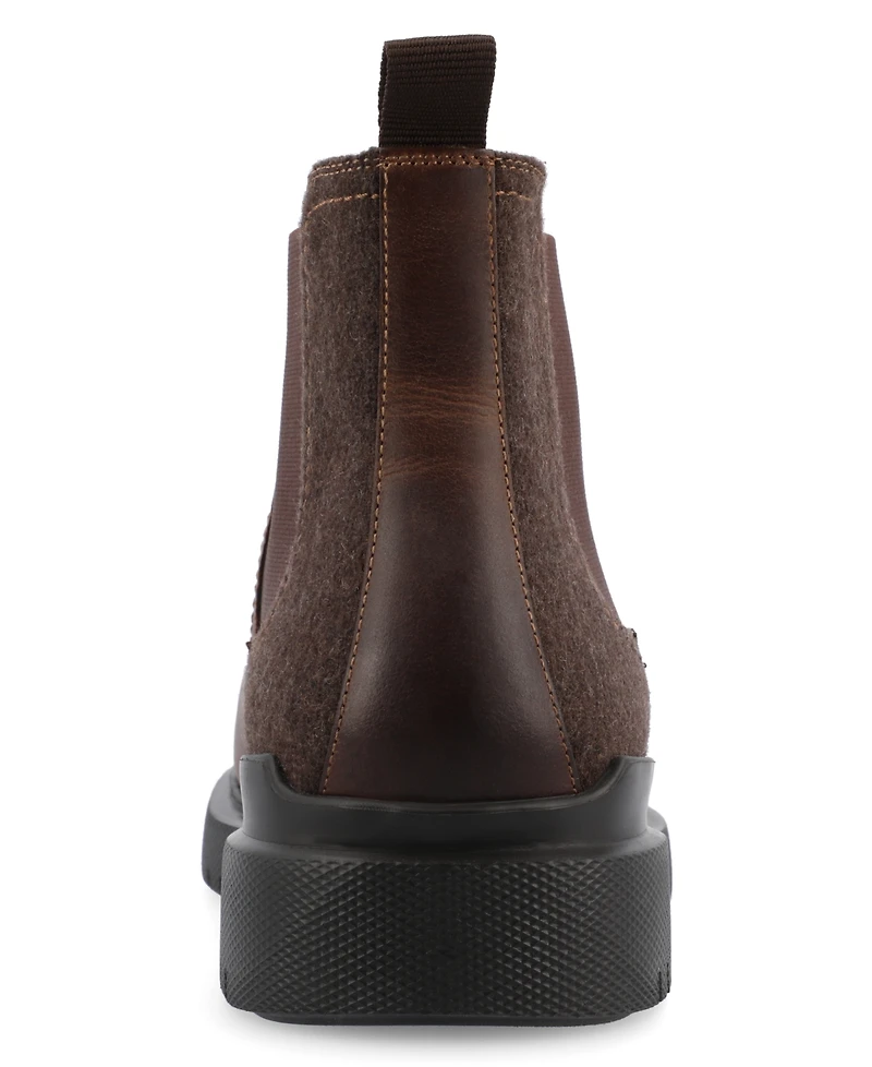 Thomas & Vine Men's Tilton Water Resistant Tru Comfort Foam Plain Toe Chelsea Boots