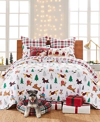 Levtex Jingle Paws Reversible 3-Pc. Quilt Set, Full/Queen
