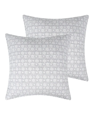 Levtex Joulset Holiday Reversible 2-Pc. Sham Set, European