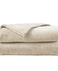 Battilo Lifestyle Solid Woven Micro Chenille Throw, 51" x 67"