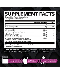 Havasu Nutrition L-Arginine Powder, Berry Flavor, Havasu Nutrition, 3.7oz