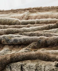 Battilo Luxury Tipped Faux Fur Throw, 60" x 80"