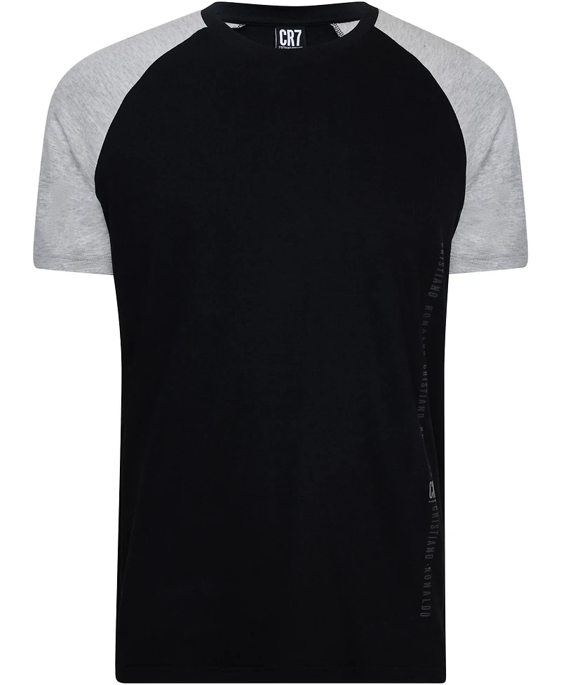 CR7 Men's Cotton Loungewear Top and Short Set