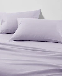 Sunham Microfiber Easy Care Solid 4-Pc. Sheet Set, California King