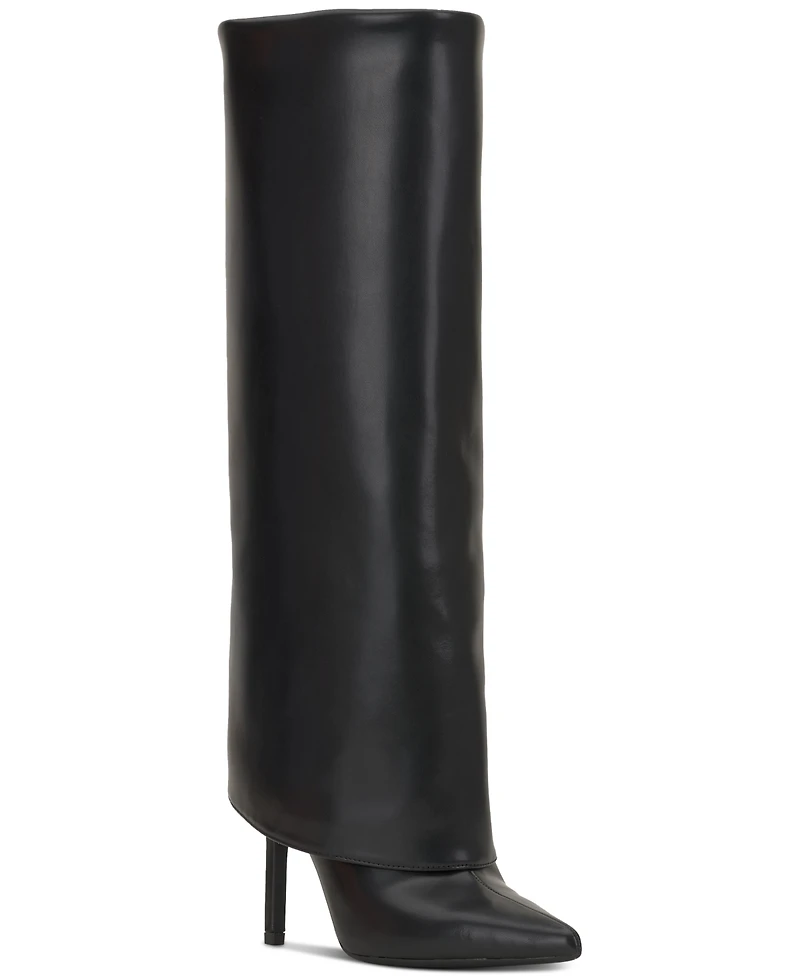 I.n.c. International Concepts Skylar Fold Over Cuffed Knee High Boots