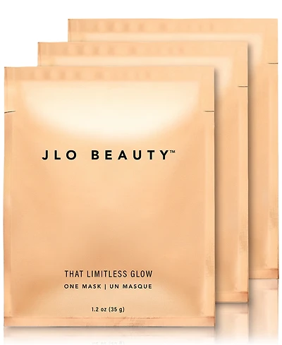 JLo Beauty That Limitless Glow Sheet Mask, 3-Pk.