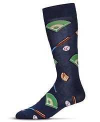 MeMoi Men's Sports Novelty Crew Socks