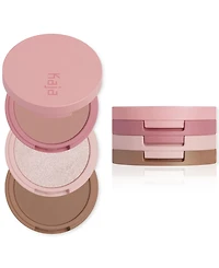 Kaja Face Bento Cream Bronzer, Powder Blush & Highlighter Sculpting Trio