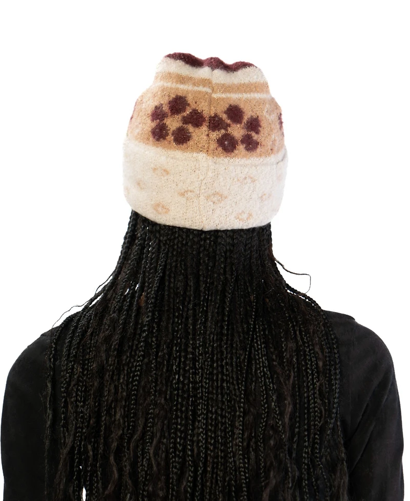 Marcus Adler Flower Cuff Beanie