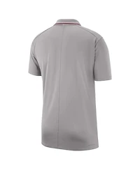 Men's Nike Gray Alabama Crimson Tide 2023 Coaches Performance Polo Shirt