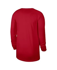 Men's and Women's Nike Red Toronto Raptors 2023/24 Legend On-Court Practice Long Sleeve T-shirt