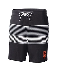 Men's G-iii Sports by Carl Banks Black San Francisco Giants Coastline Volley Swim Shorts