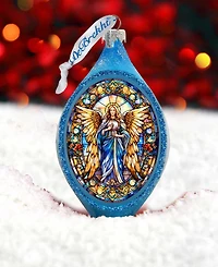 Designocracy Angel of the Sea Drop Christmas Mercury Glass Ornaments G. DeBrekht