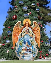 Designocracy Blessing Home Angel 32" Christmas Outdoor Garden Decor G. DeBrekht