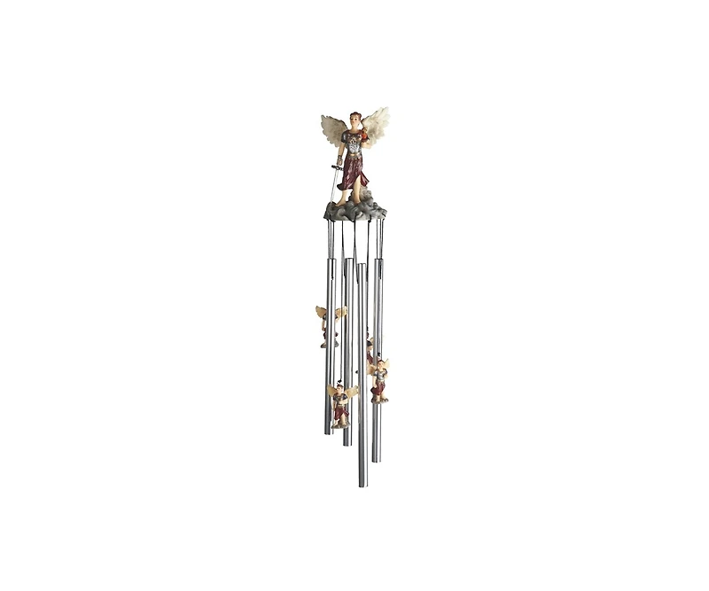 23" Long Archangel Jehudiel Round Top Wind Chime