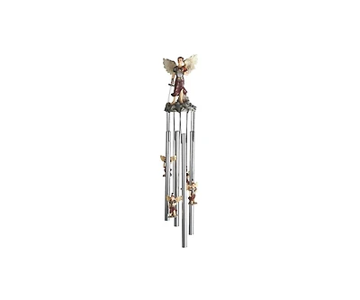 23" Long Archangel Jehudiel Round Top Wind Chime