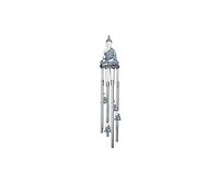 23" Long Buddha Round Top Wind Chime