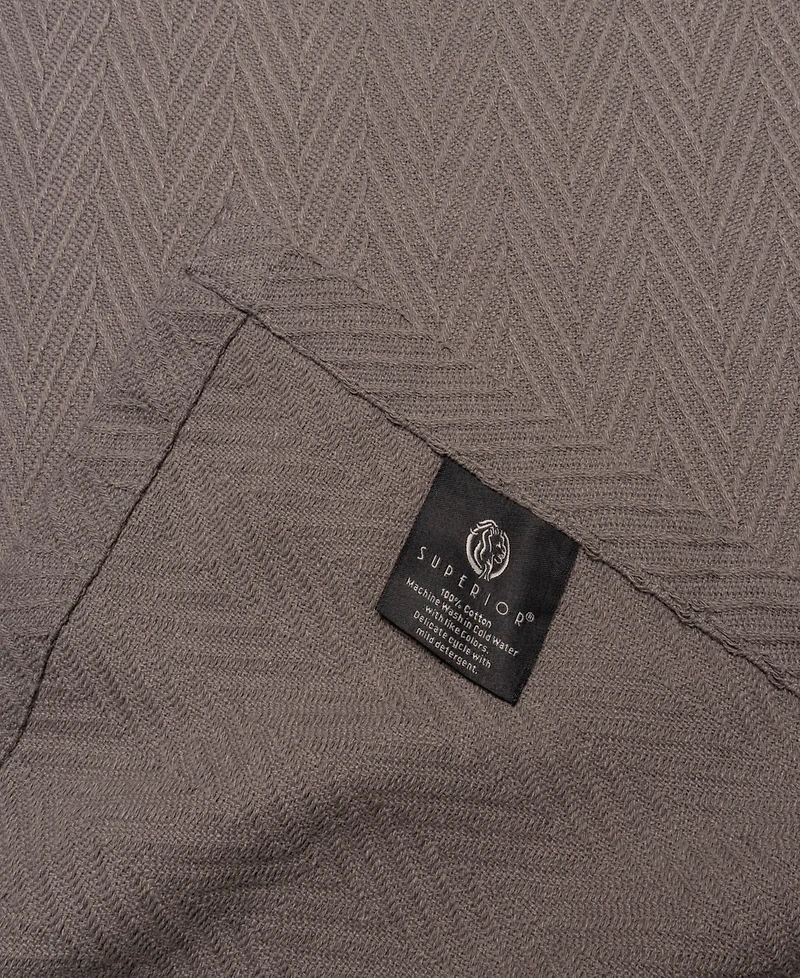 Superior Chevron All Season Cotton Blanket