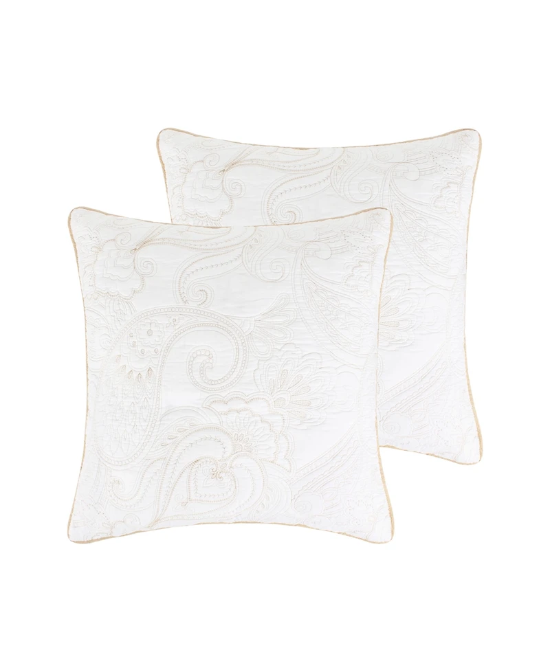 Levtex Perla 2-Pc. Sham Set, European