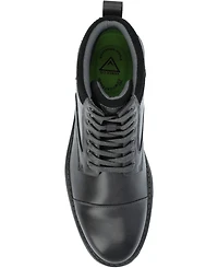 Vance Co. Men's Fegan Tru Comfort Foam Cap Toe Lace-Up Ankle Boots
