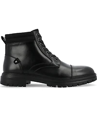 Vance Co. Men's Fegan Tru Comfort Foam Cap Toe Lace-Up Ankle Boots