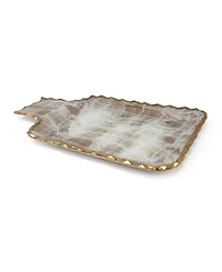 Gold-Tone Brushed Tray