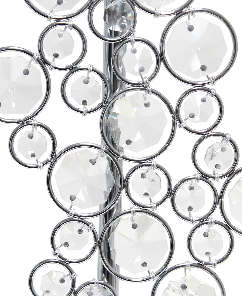 Lalia Home Lumiluxxe 26.25" Tall Crystal Glitz And Table Lamp