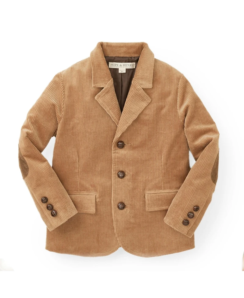Hope & Henry Big Boys Organic Corduroy Blazer