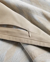 Hotel Collection Textured Chevron 3-Pc. Duvet Cover Set, King, Exclusively at Macy's