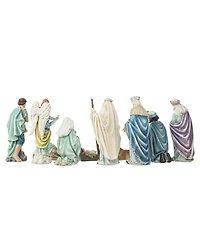Glitzhome 12 Pieces Deluxe Resin Nativity Figurine Set