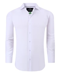 Tom Baine Men's Performance Stretch Solid Button Down Shirt