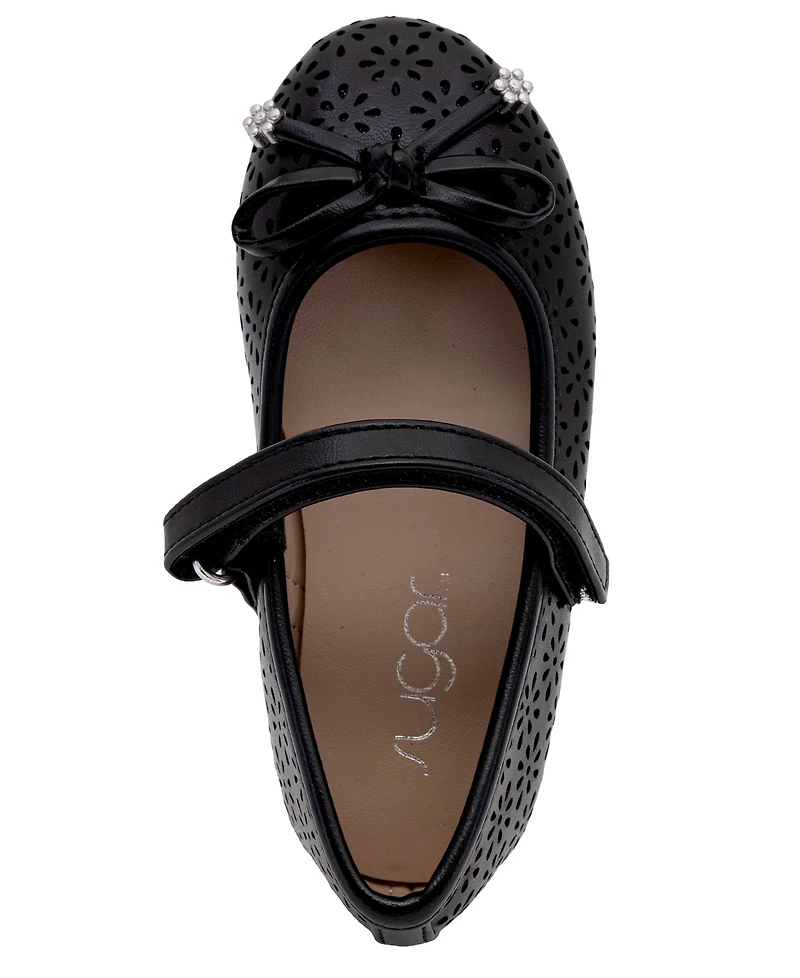 Sugar Toddler Girls Lil Drea Mary Jane Loop Closure Ballet Flats