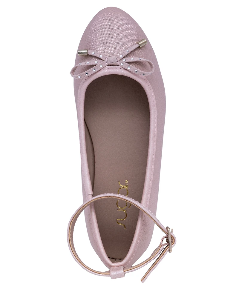 Sugar Little Girls Lanna Round Toe Ankle Strap Flats