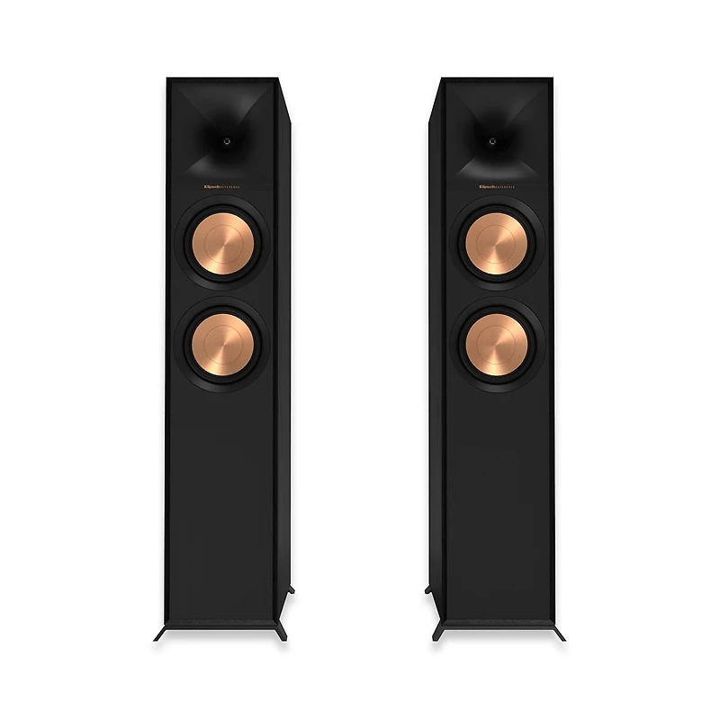 Klipsch R-605FA Reference Floor standing Speaker with Built-In Elevation Up-Firing Dolby Atmos Tweeter - Each (Black)