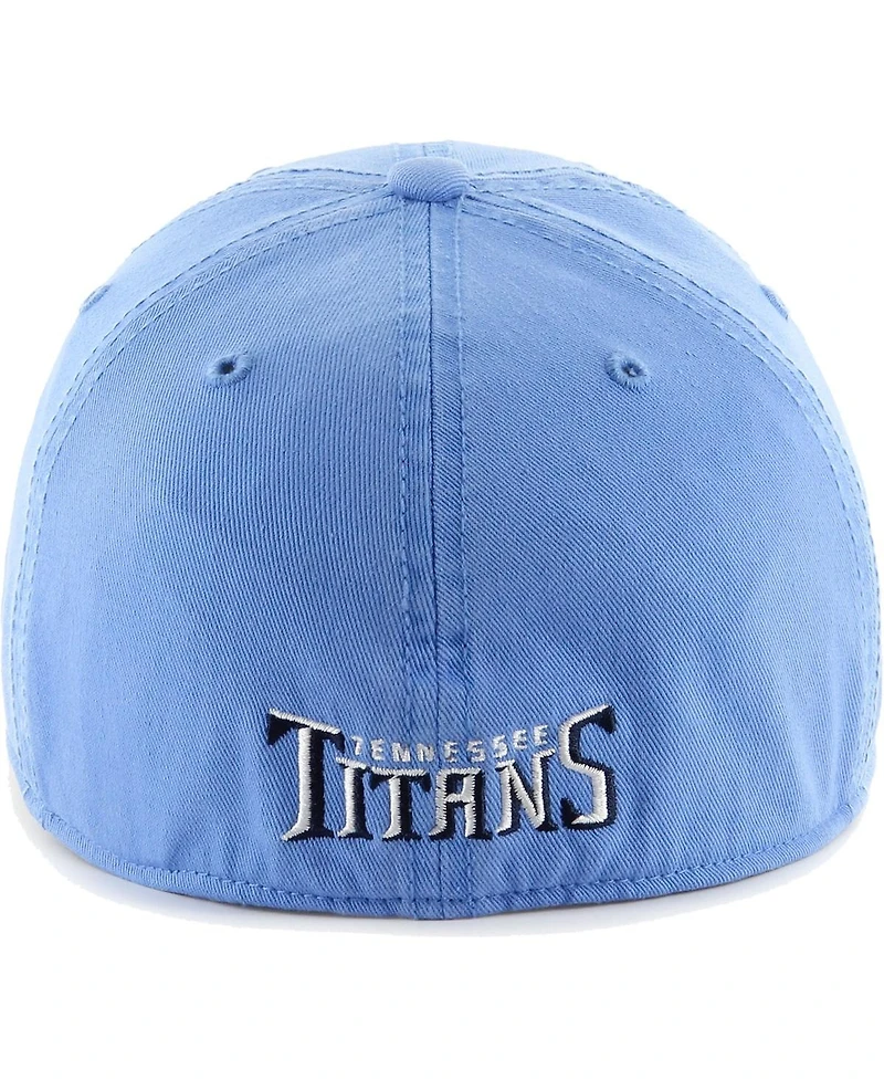 Men's '47 Brand Light Blue Tennessee Titans Franchise Logo Fitted Hat