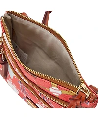 Women's Dooney & Bourke Los Angeles Angels Game Day Triple Zip Crossbody Purse