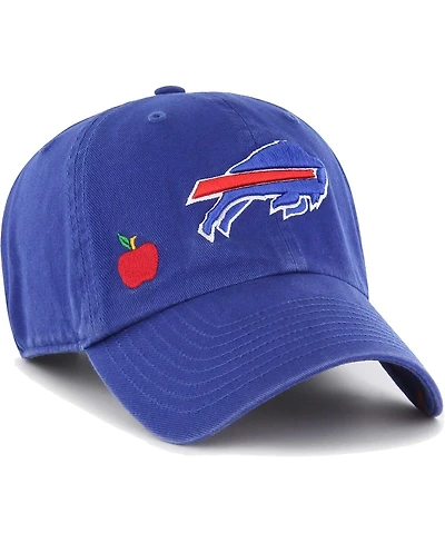 Women's '47 Brand Royal Buffalo Bills Confetti Icon Clean Up Adjustable Hat
