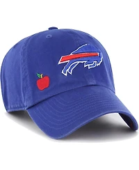 Women's '47 Brand Royal Buffalo Bills Confetti Icon Clean Up Adjustable Hat