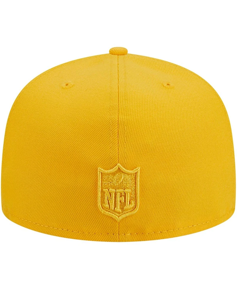 Men's New Era Gold Las Vegas Raiders Color Pack 59FIFTY Fitted Hat