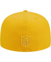 Men's New Era Gold Las Vegas Raiders Color Pack 59FIFTY Fitted Hat