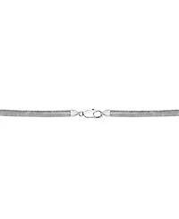 Blackjack Men's Wide Herringbone 20" Chain Necklace in Stainless Steel