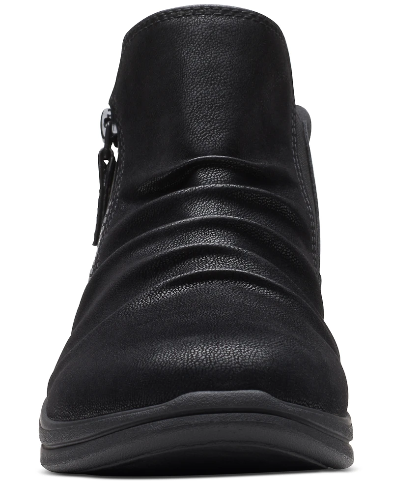 Clarks Women's Breeze Range Ruched Ankle Booties