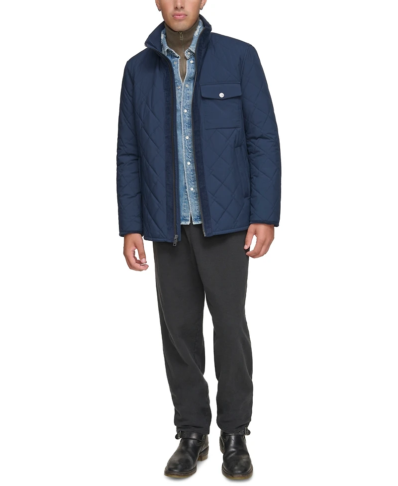 Marc New York Men's Amberg Chain Link Mini Quilt Jacket
