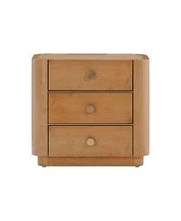 Tov Furniture 1 Piece Acacia 1 Drawer Nightstand