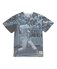 Men's Mitchell & Ness Pete Rose Cincinnati Reds Cooperstown Collection Highlight Sublimated Player Graphic T-shirt